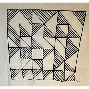 NWT Little Korboose Shadow Block Tea Towel 26”W x28”L Hard to Find